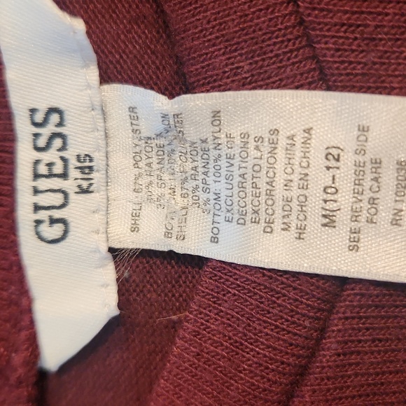 Guess Long Sleeve Sweater. Girls Size M - Picture 4 of 5